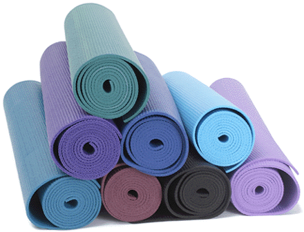 GLUTEN-FREE Color Yoga Mats